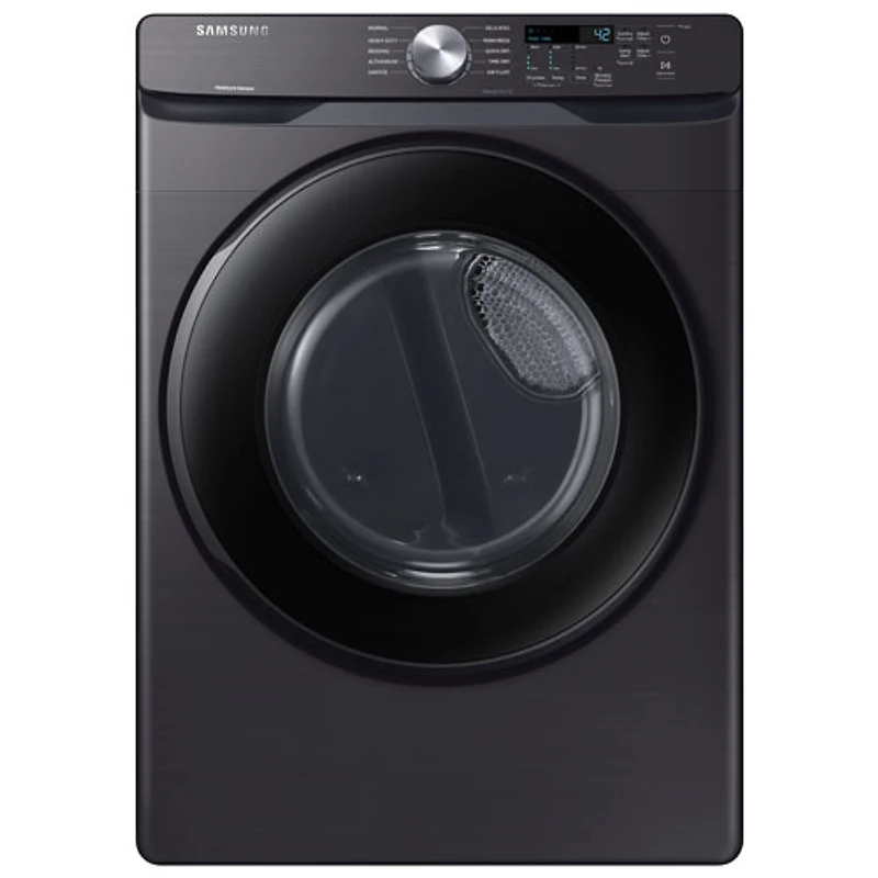 Sécheuse électrique de 7,5 pi³ de Samsung (DVE45T6005V/AC) - Acier inoxydable noir