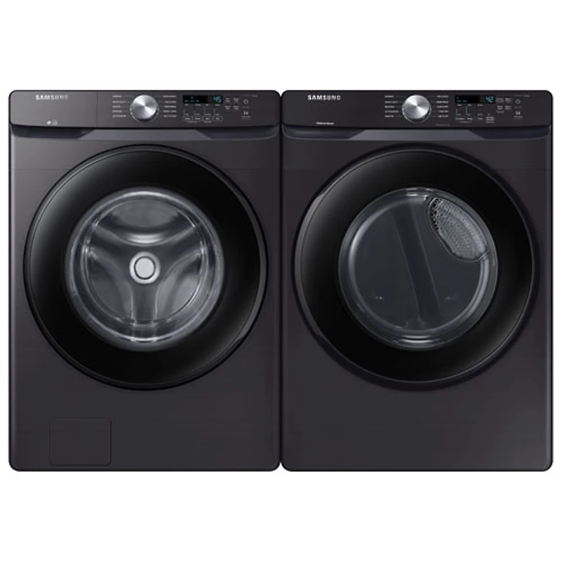 Sécheuse électrique de 7,5 pi³ de Samsung (DVE45T6005V/AC) - Acier inoxydable noir