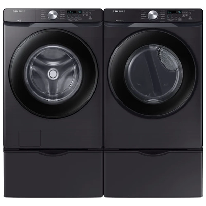 Sécheuse électrique de 7,5 pi³ de Samsung (DVE45T6005V/AC) - Acier inoxydable noir