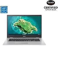 Boîte ouverte - Chromebook de 17,3 po d'ASUS - Argenté (Pentium Silver N6000 d'Intel/eMMC 128 Go/RAM 8 Go/ChromeOS)