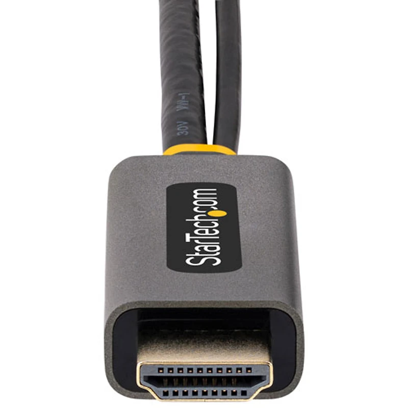 StarTech 0.3m (1 ft.) 4K 60Hz HDMI to DisplayPort Adapter Cable with USB Bus Powered (128-HDMI-DISPLAYPORT)