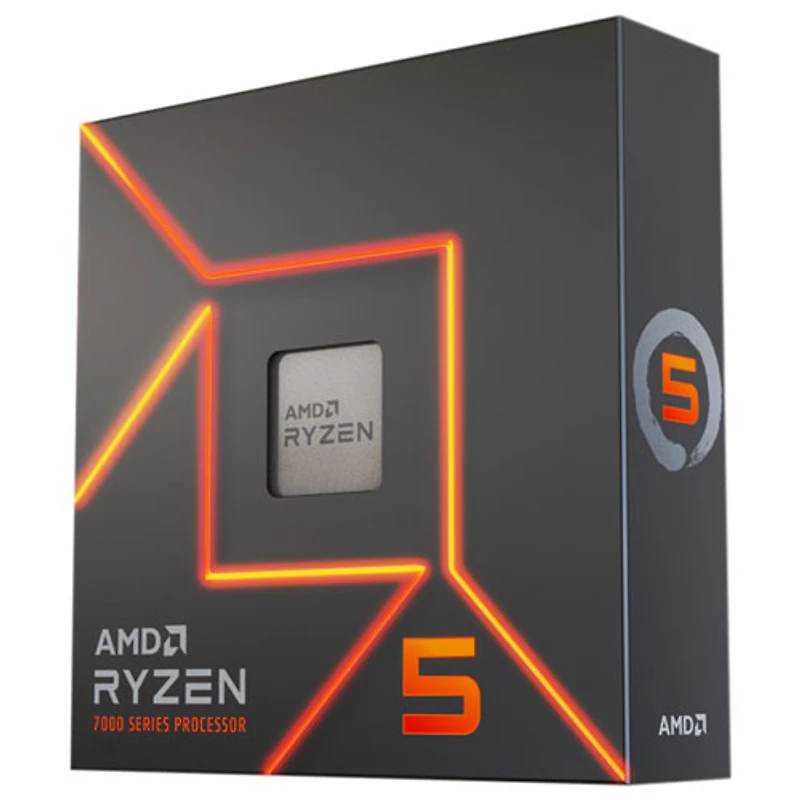 Processeur hexacoeur de 4,7 GHz AM5 Ryzen 5 7600X d'AMD