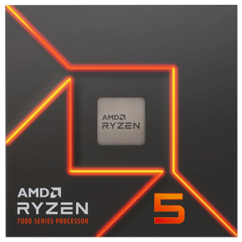 Processeur hexacoeur de 4,7 GHz AM5 Ryzen 5 7600X d'AMD