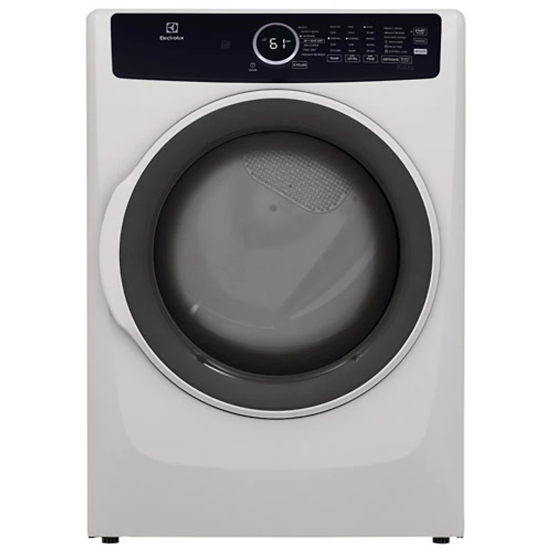 Boîte ouverte - Sécheuse électrique à vapeur 8 pi³ d'Electrolux (ELFE743CAW) - Blanc - Endommagé