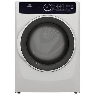 Boîte ouverte - Sécheuse électrique à vapeur 8 pi³ d'Electrolux (ELFE743CAW) - Blanc - Endommagé