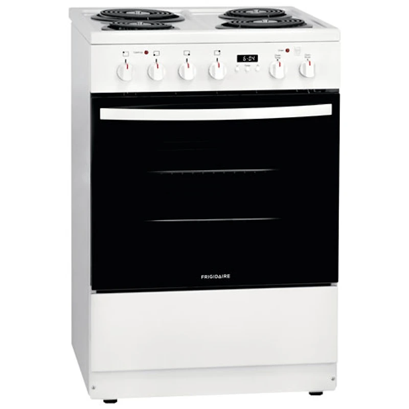Cuisinière électrique autonome 4 éléments 1,9 pi³ 24 po de Frigidaire (FCFC241CAW) - Blanc