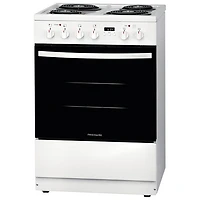 Cuisinière électrique autonome 4 éléments 1,9 pi³ 24 po de Frigidaire (FCFC241CAW) - Blanc