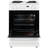 Cuisinière électrique autonome 4 éléments 1,9 pi³ 24 po de Frigidaire (FCFC241CAW) - Blanc