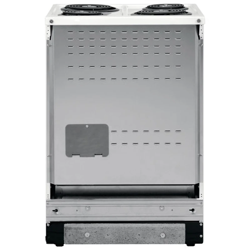 Cuisinière électrique autonome 4 éléments 1,9 pi³ 24 po de Frigidaire (FCFC241CAW) - Blanc