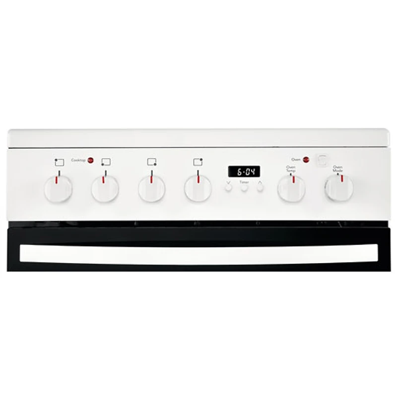 Cuisinière électrique autonome 4 éléments 1,9 pi³ 24 po de Frigidaire (FCFC241CAW) - Blanc