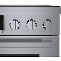 Cuisinière à induction à convection véritable 5 éléments 36 po série 800 po de Bosch (HIS8655C) - Inox