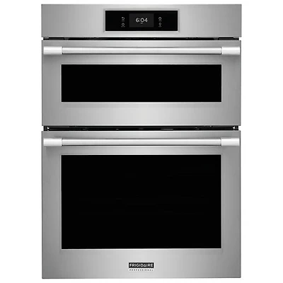 Four mural double de 5,3 et 1,7 pi³/micro-ondes 30 po Professional de Samsung (PCWM3080AF) - Acier inox