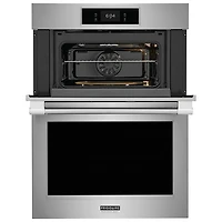 Four mural double de 5,3 et 1,7 pi³/micro-ondes 30 po Professional de Samsung (PCWM3080AF) - Acier inox