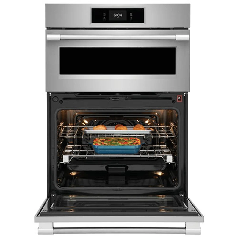 Four mural double de 5,3 et 1,7 pi³/micro-ondes 30 po Professional de Samsung (PCWM3080AF) - Acier inox