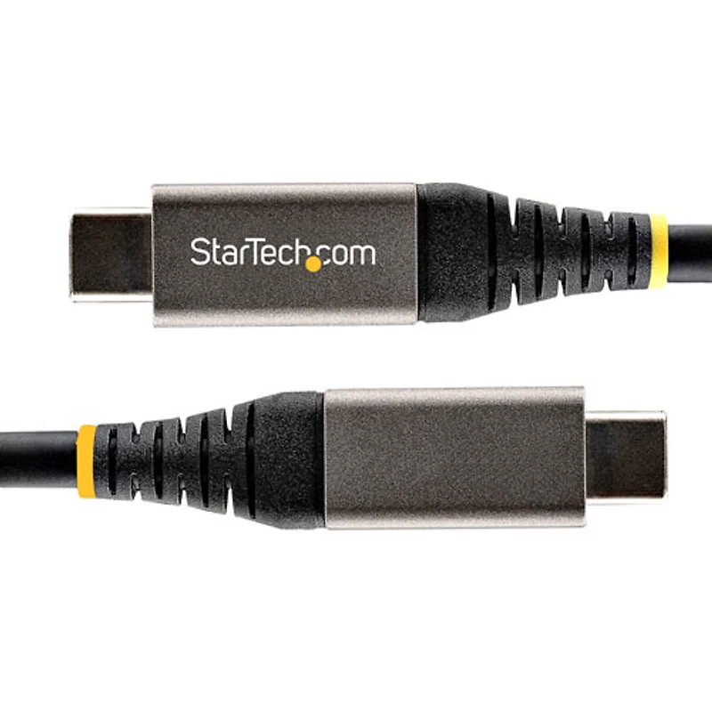 StarTech 2m (6.6 ft.) USB-C/USB-C Cable (USB315CCV2M) - Grey/ Black