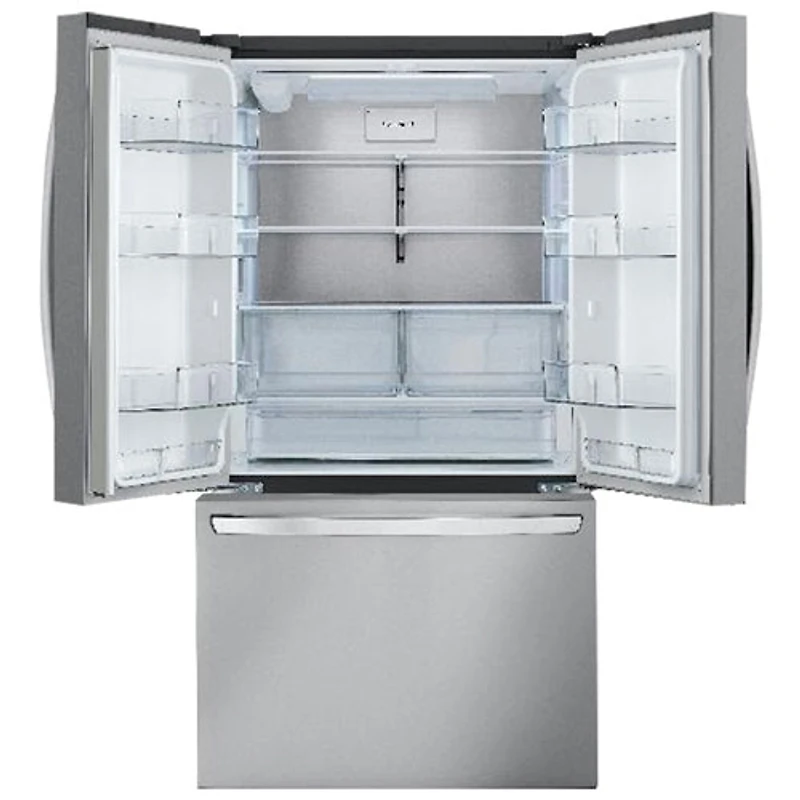 LG 36" 27 cu. ft. Smart Counter-Depth MAX French Door Refrigerator w/Internal Water Dispenser (LRFLC2706S) - Stainless Steel