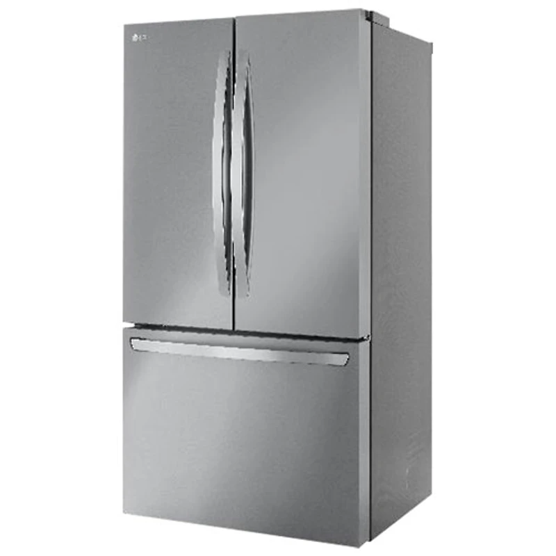 LG 36" 27 cu. ft. Smart Counter-Depth MAX French Door Refrigerator w/Internal Water Dispenser (LRFLC2706S) - Stainless Steel