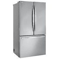 LG 36" 27 cu. ft. Smart Counter-Depth MAX French Door Refrigerator w/Internal Water Dispenser (LRFLC2706S) - Stainless Steel