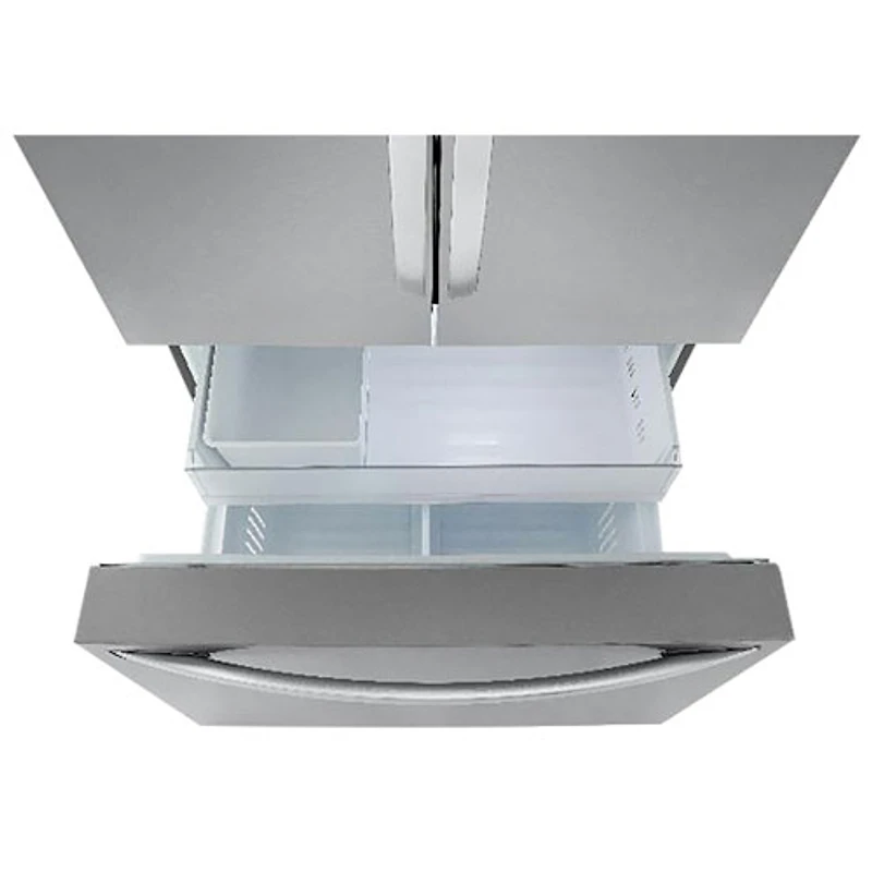 LG 36" 27 cu. ft. Smart Counter-Depth MAX French Door Refrigerator w/Internal Water Dispenser (LRFLC2706S) - Stainless Steel