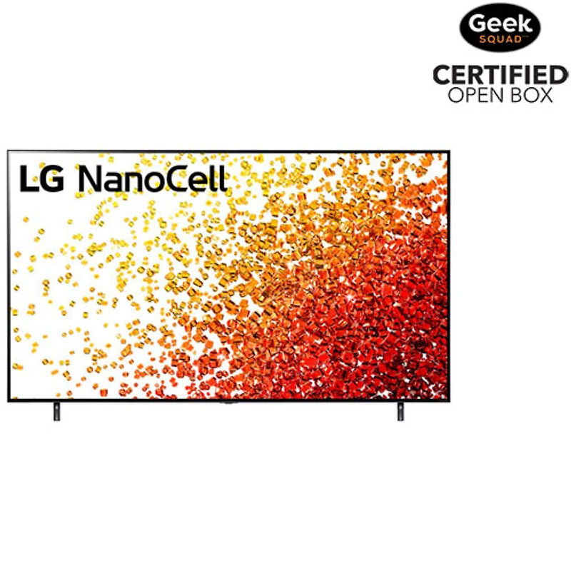 Boîte ouverte - Téléviseur intelligent webOS HDR DEL UHD 4K de 86 po NanoCell de LG (86NANO90UPA) - 2021