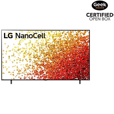Boîte ouverte - Téléviseur intelligent webOS HDR DEL UHD 4K de 86 po NanoCell de LG (86NANO90UPA) - 2021