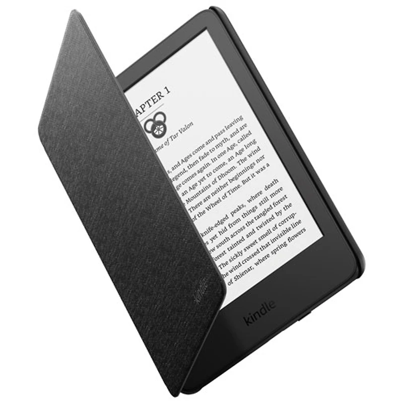 Étui en tissu pour Kindle (2022/2024) d'Amazon - Noir