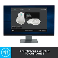 Souris laser Bluetooth MX Master 2S de Logitech - Graphite