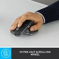 Souris laser Bluetooth MX Master 2S de Logitech - Graphite