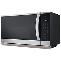 Four à micro-ondes à hotte intégrée avec EasyClean et ExtendaVent de LG - 2,1 pi³ - Inox antiempreinte