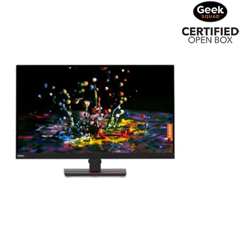 Boîte ouverte - Moniteur ACL IPS UHD de 31,5 po ThinkVision de Lenovo (62A2GAR2US) - Noir