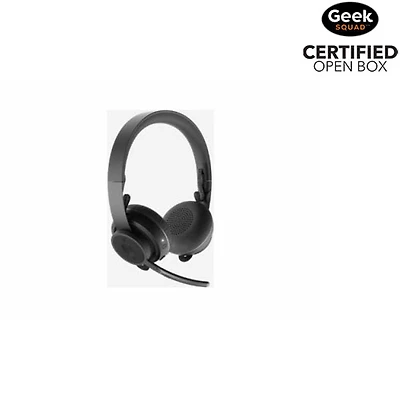 Boîte ouverte - Casque d'écoute Bluetooth Zone Wireless avec micro de Logitech - Noir (981-000853)