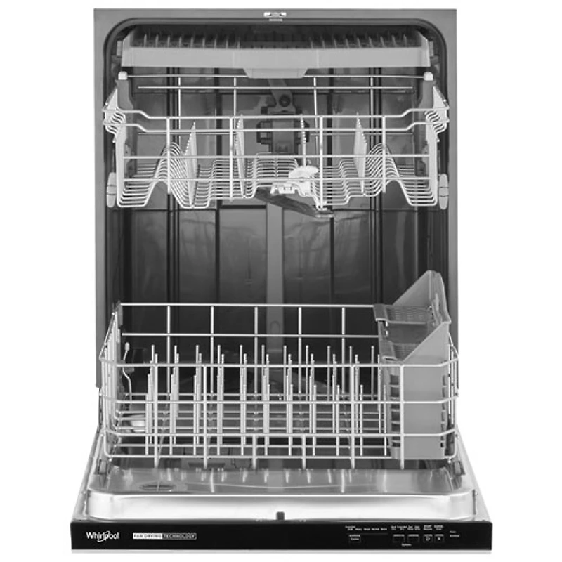 Lave-vaisselle encastrable 24 po 51 dB avec troisième panier de Whirlpool (WDP730HAMZ) - Inox