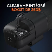 Microphone de radiodiffusion XLR Blue Sona Active Dynamic de Logitech - Blanc cassé