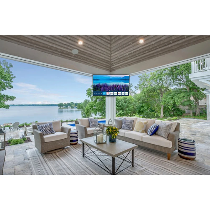 Téléviseur intelligent d'extérieur HDR DEL UHD 4K de 75 po avec webOS Partial Sun de Neptune (ODTV7503)