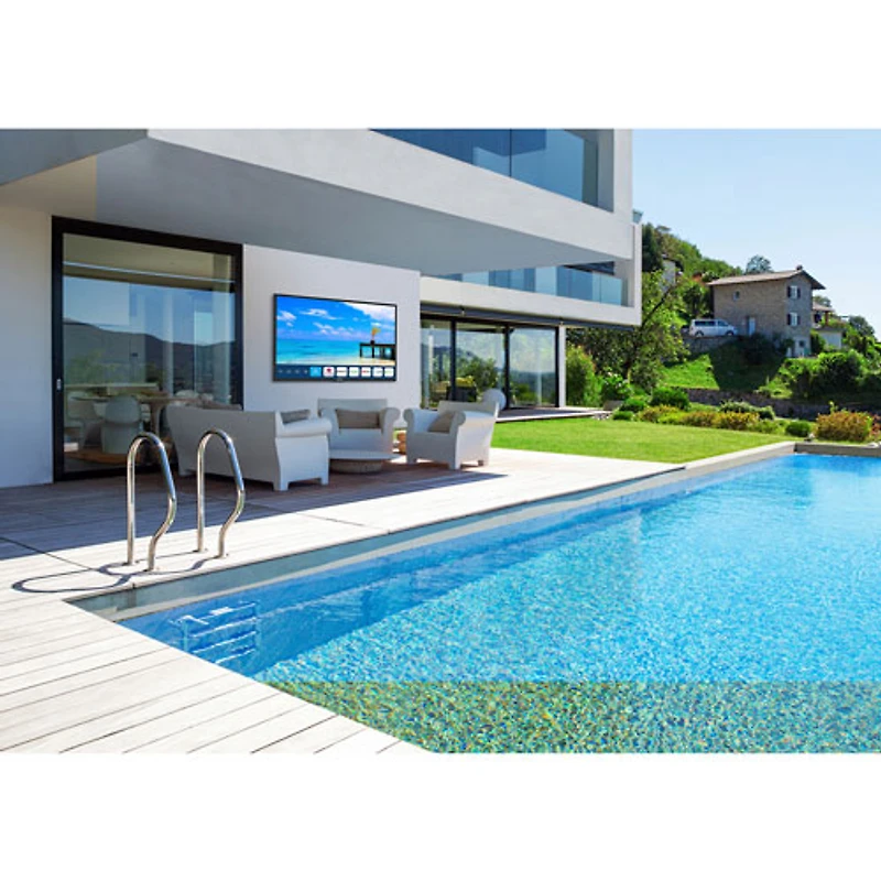 Téléviseur intelligent d'extérieur HDR DEL UHD 4K de 75 po avec webOS Partial Sun de Neptune (ODTV7503)
