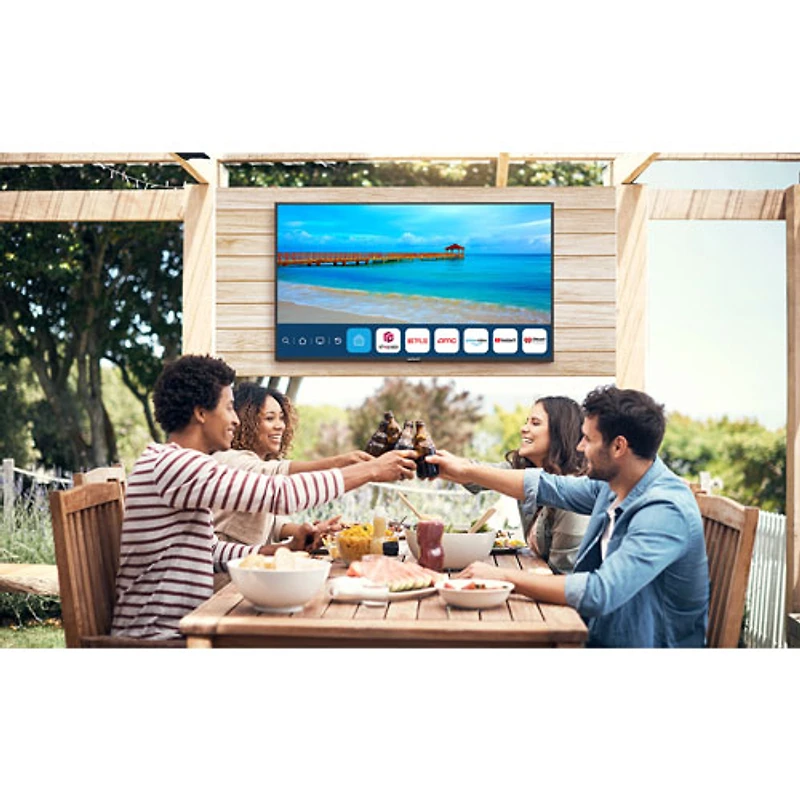 Téléviseur intelligent d'extérieur HDR DEL UHD 4K de 75 po avec webOS Partial Sun de Neptune (ODTV7503)