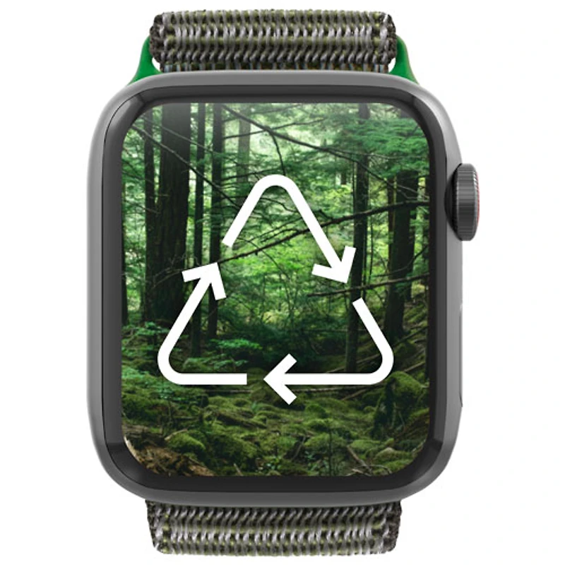 Bracelet sport de Gear4 pour Apple Watch 42/44/45 mm - Vert forêt