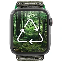 Bracelet sport de Gear4 pour Apple Watch 42/44/45 mm - Vert forêt