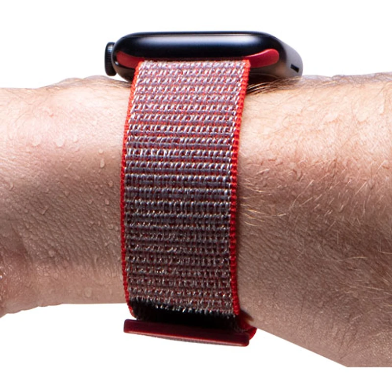 Bracelet sport de Gear4 pour Apple Watch 42/44/45 mm - Rouge