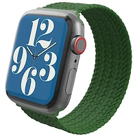 Bracelet de montre tressé de Gear4 pour Apple Watch 42/44/45 mm - Vert forêt
