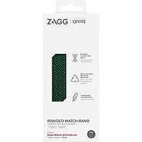 Bracelet de montre tressé de Gear4 pour Apple Watch 42/44/45 mm - Vert forêt