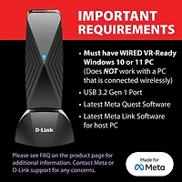 VR Air Bridge de D-Link pour Meta Quest 2