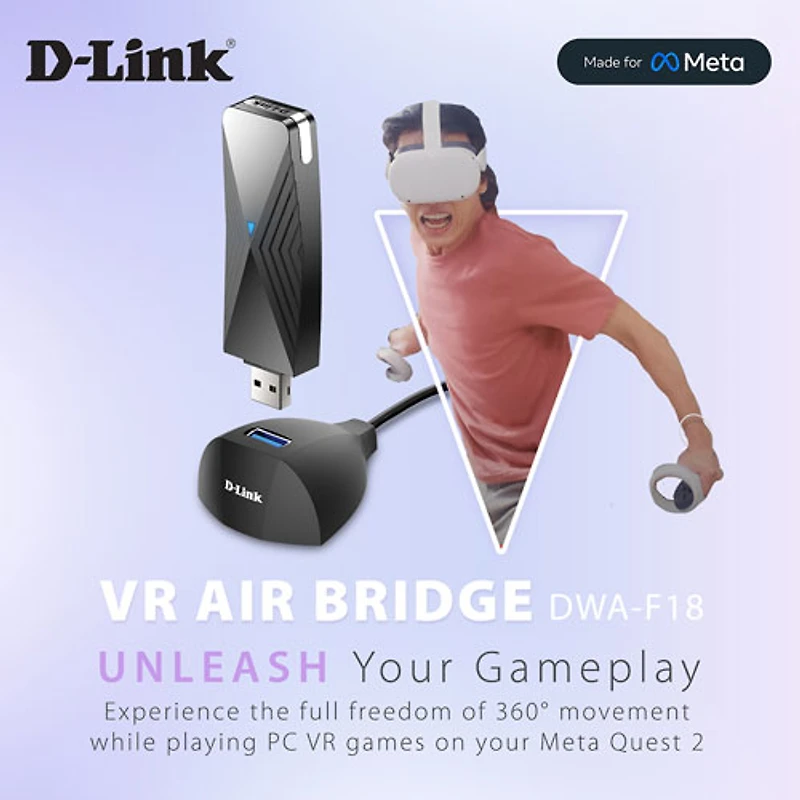 VR Air Bridge de D-Link pour Meta Quest 2
