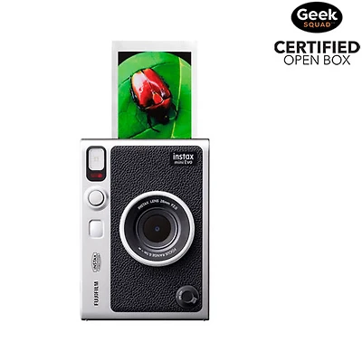 Boîte ouverte - Appareil photo instantané Instax Mini Evo de Fujifilm - Noir
