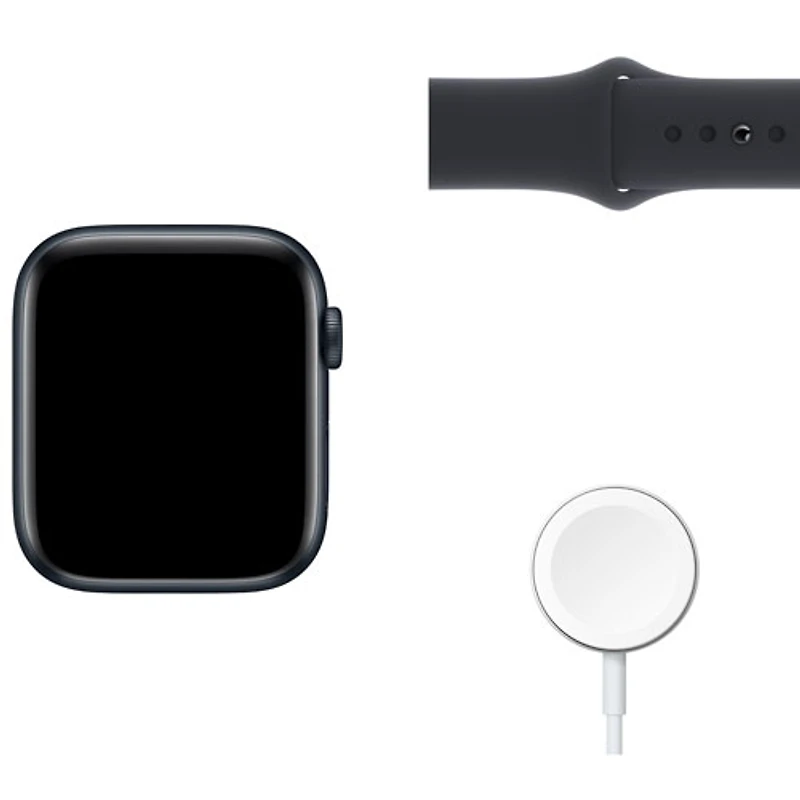 Freedom Mobile Apple Watch SE (GPS + Cellular) 44mm Midnight Aluminum Case w/ Midnight Sport Band (2022) - Monthly Tab Payment