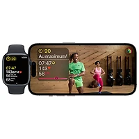 Apple Watch SE 44 mm (GPS + Cell) en aluminium comète avec bracelet sport comète (2022) de Rogers - Financement mensuel