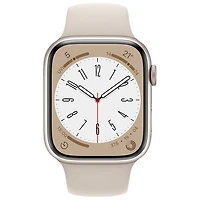 Apple Watch Series 8 mm (GPS + Cell) en aluminium comète avec bracelet sport comète de Bell - M