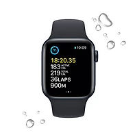 Virgin Plus Apple Watch SE (GPS + Cellular) 40mm Midnight Aluminum Case w/ Midnight Sport Band (2022) - Monthly Financing