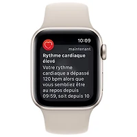 Bell Apple Watch SE (GPS + Cellular) 40mm Starlight Aluminum Case w/ Starlight Sport Band (2022) - Monthly Financing