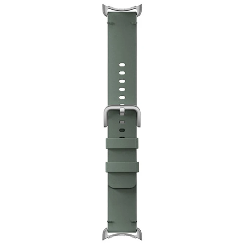 Bracelet en cuir classique pour montre Pixel Watch de Google - Lierre - Grand